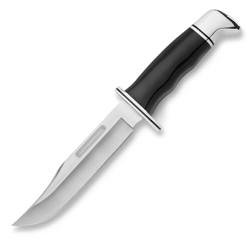 Buck Knives 119 Special Hunting Knife, 6' Fixed Blade, Full Tang Design, Phenolic Handle, 420HC Stainless Steel Clip Point Blade, Sheath Included, Knife Made in the USA, 7.5 oz