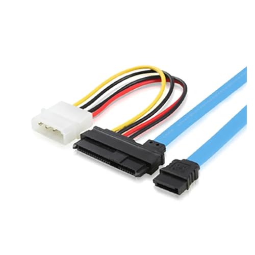 Cable Adaptador S-AS a SATA 29 Pin Macho 4 Pin Macho