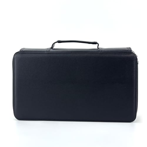 Image of YOUNGCOL Colored Pencil Case Color Pencil Organizer Storage Large Capacity Pencil Case (Black, 300 Capacity)
