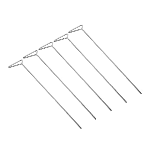 MUSISALY Stainless Steel Coating Rod Set 5pcs Cell Spreaders for Uniform Coating in Lab