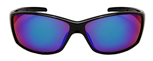 Edge I-Wear Sports Wrap Sunglasses w/Color Mirror Lens 5700862