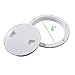 YOQVQOY 2 Pcs Boat Hatch, 4 Inch Marine Access Hatch for Marine Boat Yacht Kayak, Round Non Slip Boat Storage Hatch Lids, Inspection Hatch Deck Plate Hatch with Detachable Cover, White