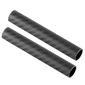 Bcjmkdx Twill 3K Kohlefaserrohr 2 Stück