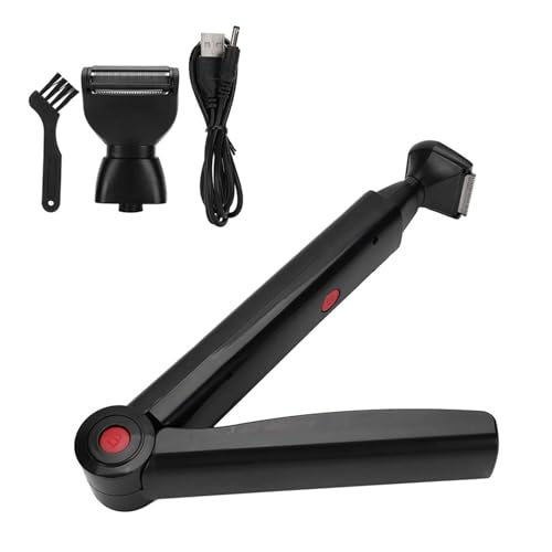 Set de aseo multifuncional para hombres con eje de 180 grados y afeitadora