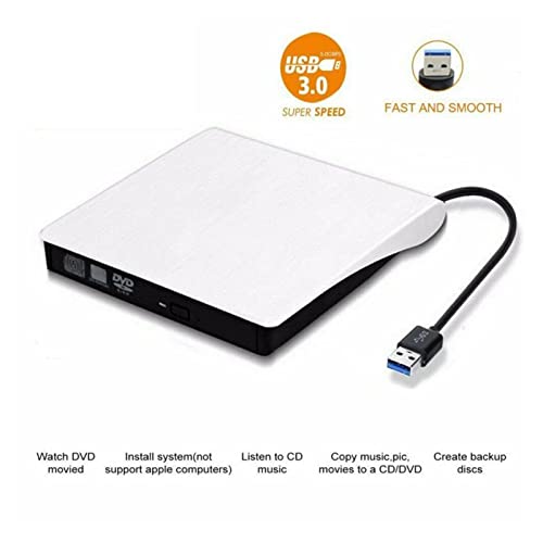 Lectora DVD externa slim USB 3.0 para laptop miniatura 2