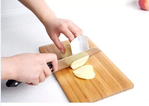 Rozcels - Stainless Steel Finger Guard Protector for Cutting, Chopping & Slicing Pack of 3