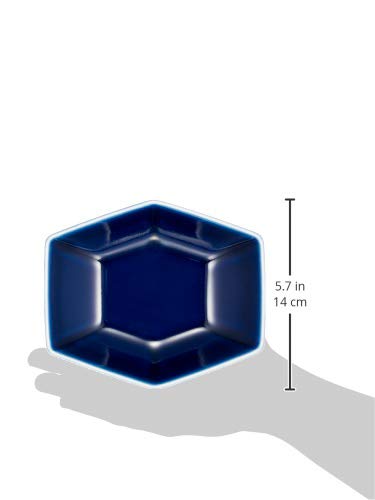 Amazon.co.jp: 白山陶器 煮付鉢 つや紺 (約)15.5×13×3.5cm キッコウ