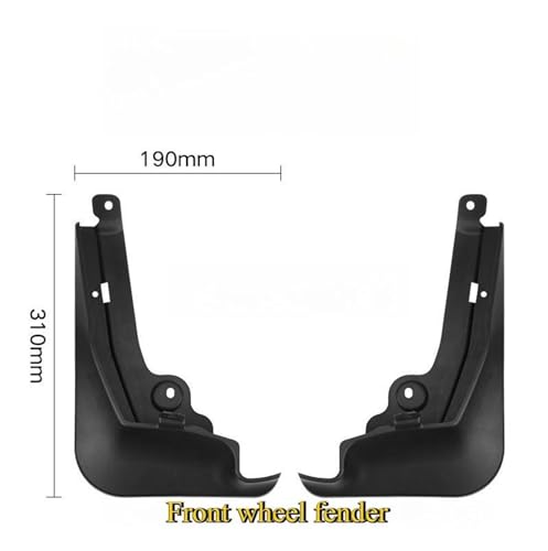 Guardabarros de barro y salpicaderas para Geely Galaxy E5 y Proton E.MAS 7 2024-2025 3