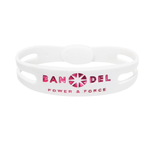 バンデル ブレスレット LLサイズ(20.5cm) ホワイト/ピンク 4580094434463