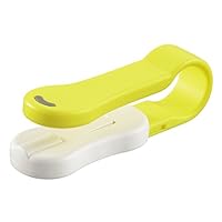 曙産業 カッター グリーン 日本製 一つで袋の開封・パックのフィルムカットができる スライドパーツの伸縮でカットモードを変更 左右どちらの方向にもカットOK マグネット付 パックと袋のカッター CH-2000 86×28×28mm