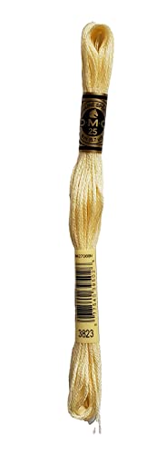 Image of DMC 6-Strand Embroidery Cotton Bundle - Yellow Color Family -4 Skeins of Thread - 8.7yd Skeins