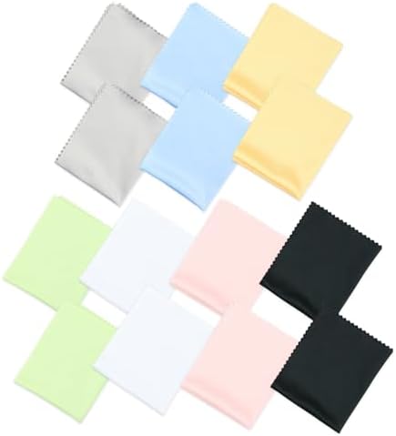 7 Panni In Microfibra Per Pulizia | 150x180 Mm | Per Occhiali, Schermi E Lenti | 7 Colori - Foto 12