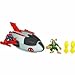 Marvel Superhero Squad Battle Vehicle - Quinjet With Spider-Man And Iron Fist