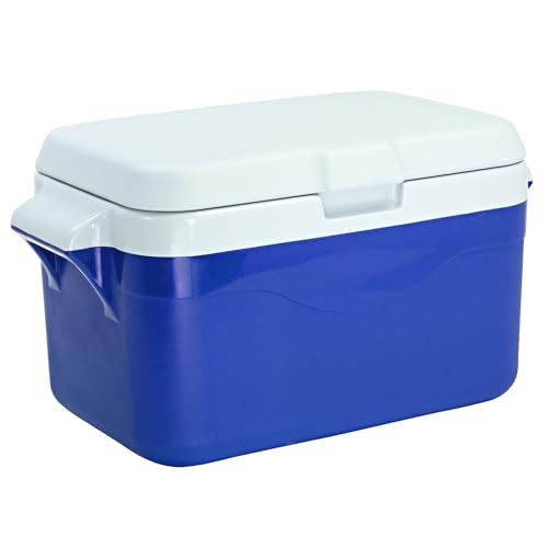 El Mejor Listado de Neveras favoritos de las personas. 50 Guateplast - Hielera Portátil de 37 litros (39 QT) | Capacidad 48 para latas | Enfriador Resistente y liviano | Cooler - Hielo | Hielera Grande | Color Azul