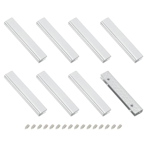 Extrémités de boucle de ceinture rectangulaires uxcell avec vis pour sangles et maroquinerie