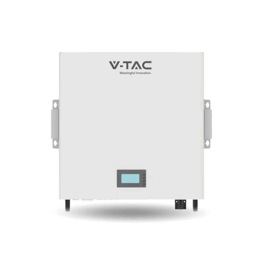 Batteria di Accumulo 5.12kWh al Litio-Ferro-Fosfato LiFePO4 BMS Integrato per Inverter Fotovoltaici CEI 0-21 51.2V 100Ah