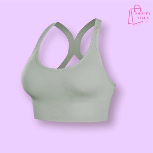 Image of Shoppy Villa - Sports Bras for Women | Gym Bras for Women Workout | Yoga Bra,Lighty Padded Cup with Full Coverage with Removable Pads