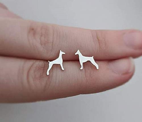 doberman earrings