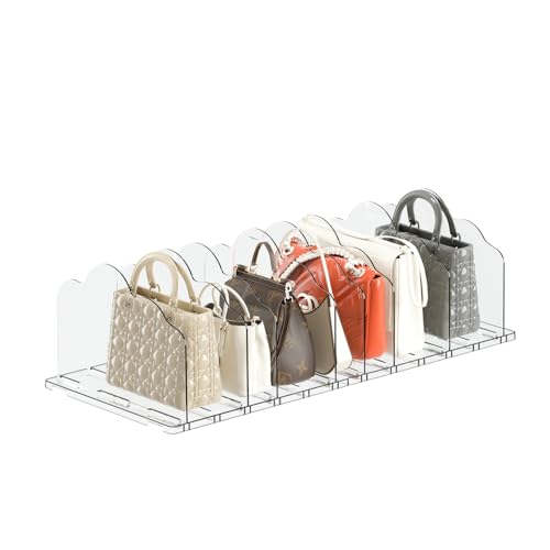 ANTOWIN 2 Pack Clear Adjustable Purse Organizers...
