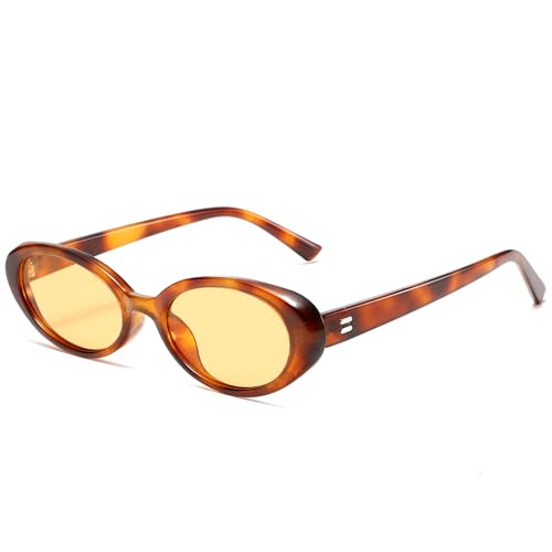 Cyxus Oval Sunglasses for Women, UV Protection Sunglasses Womens Trendy Anti-Glare Glasses Lightweight Frame