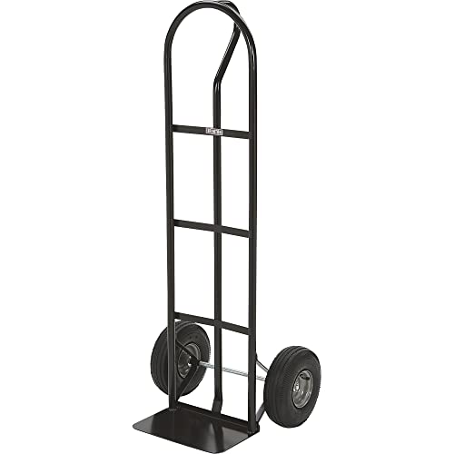 Ironton Steel Pneumatic Hand Truck Dolly - 600-Lb. Capacity, 10In. Tires, Powder-Coat Finish #TOP1