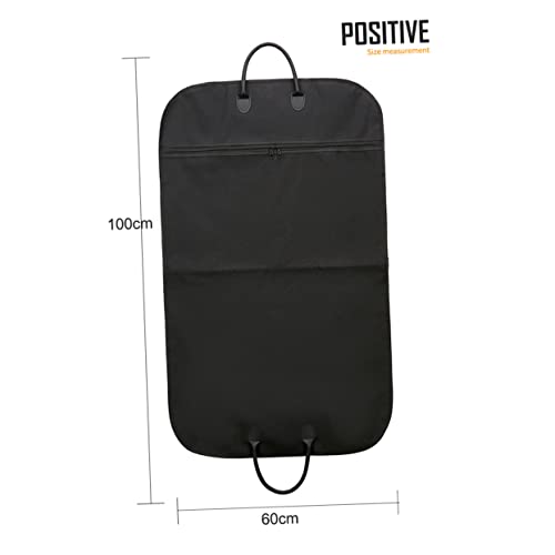 Oxford Cloth Suit Bag for Moving Hanging Clothes Storage Rolling Garment Bag Extra Large Storage Black2