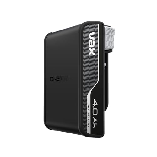 Vax Genuine ONEPWR 4.0Ah MAX Battery Replacement 3 Year Warranty Fits every ONEPWR product BV29040V Black