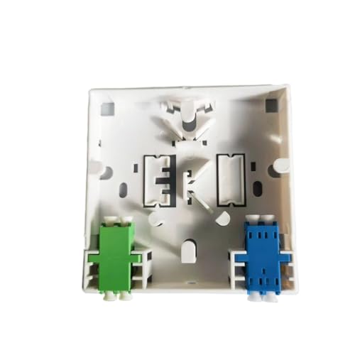 Boîte de jonction murale fibre optique SC 86 avec support adaptateur LC