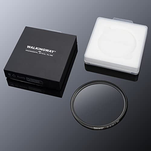 Image of Walking Way 39MM White Pro Mist Diffusion Filter Soft Focus Filter Dreamy Fog Effect Circular Lens Filter Softening Diffuser for Digital DSLR Camera and Video(Medium-Soft 2, 39MM)