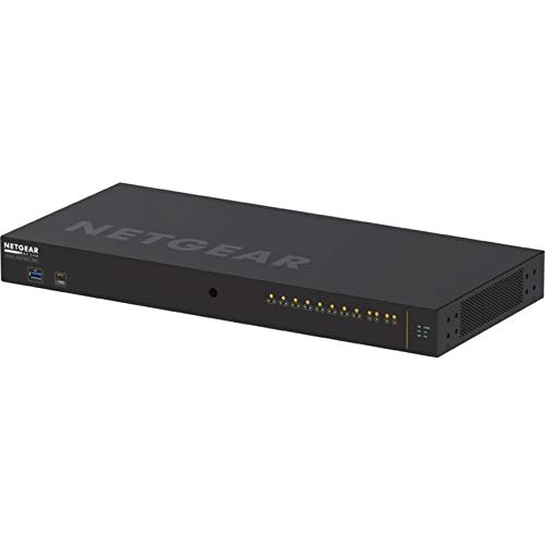Image of NETGEAR AV Line M4250-10G2F-PoE+ 12 Port Switch GSM4212P | L3 Managed | 10x1G PoE+ 125W and 2xSFP | Rack-Mountable | Cloud Care's 3 Year Warranty SupportPlus Included