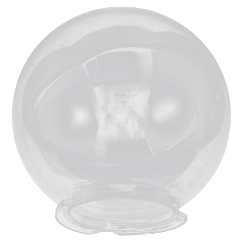 TOVINANNA Pantalla para Lámpara Exterior Redonda Transparente Cubierta Protectora para Lámpara de Paisaje y Farola Accesorio Duradero y Fácil de Instalar para Iluminación al Aire