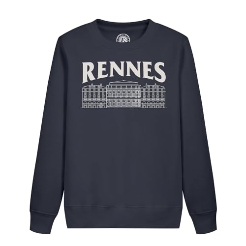 Sweatshirt enfant Rennes vêtement ville France Bretagne au graphisme moderne épuré