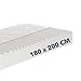 Produktbild Ortho-Relax Matratze 180x200cm, 23cm hoch, Bett Härtegrad H4 & H5, 100 Nächte Probeschlafen, wendbare Matratze mit weicher & Fester Seite, Wendematratze 7-Zonen-Komfortschaum-Matratze, Öko-Tex 100