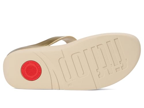 Image of FitFlop Women's FINO Glitterdust Metallic Toe Post Flip Flop Sandal