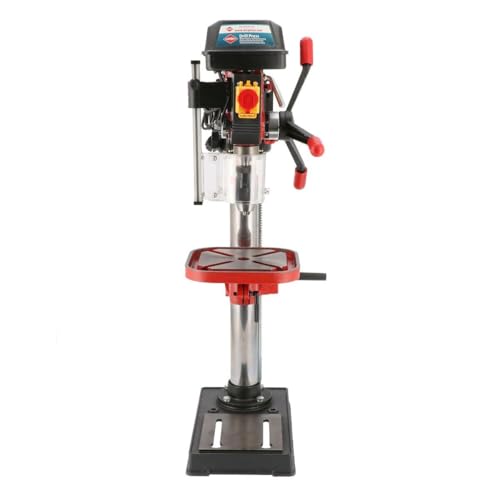 Airpress   Taladro de Columna 16 980 | 550 W | 16 Velocidades | Broca hasta 16 mm | Mesa Inclinable 45° | Taladro de Banco Profesional