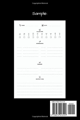 Vista 2 de Classy As Fuck Cocktail Recipe Book Blank Mixed Drink Cocktail Recipe Journal to Write in - Organizer for Beginners & Experienced Mixologists & Home