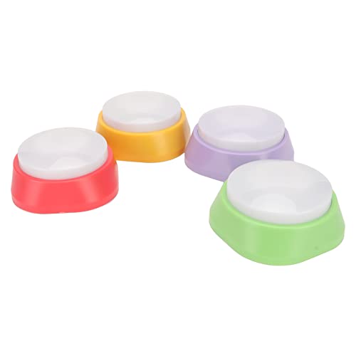 Dog Buttons Talk, Dog Talking Buttons Dog Communication Pet Training Press Buzzer 4 Pcs Voice Recording for Pet Interactive Training