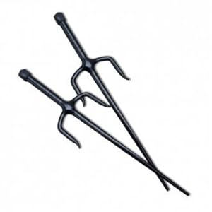 Playwell Martial Arts Gummi Sai, 49,5 cm