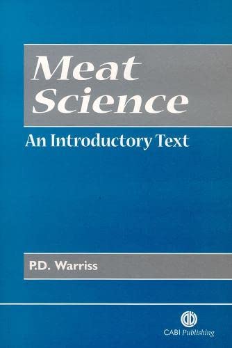 Buy Meat Science: An Introductory Text — BookShops.in