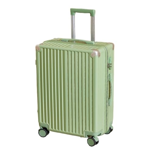 Suitcase Stylish and Lightweight Suitcases, Essential Items for Travel Luggage(Green)