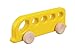Lobito Giocattoli in Legno Bus | Montessori Giocattoli per Neonati e Bambini | Abilità Motorie Sensoriali | Regalo per Bambini 1 2 3 Anni per Ragazzo o Ragazza (Giallo)