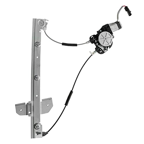 Image of TRQ Right Power Window Regulator and Motor Assembly Passenger Side Compatible with 1998 Dodge B1500 B2500 B3500 1999-2003 Ram 1500 Van Ram 2500 Van 3500