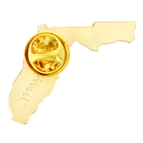 pinmart state shape flag lapel pin