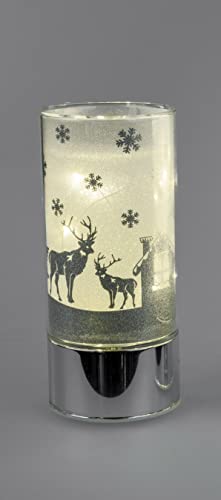 Deko-Licht stehend mit Wintermotiv Weihnachten Dekoration Fenster Schmuck...