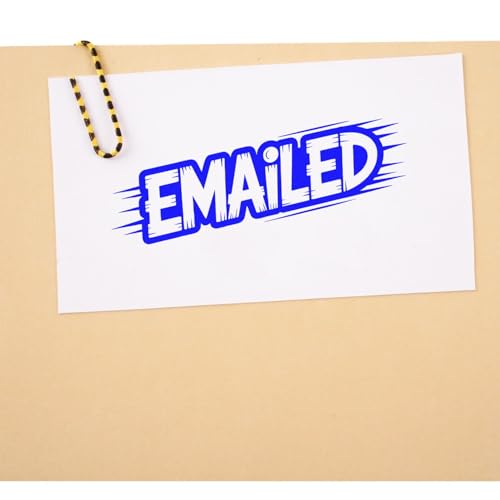 Modern Urban Velocity Email Engine Self-Inking Stamp, Custom Address Stamp for Marketing Pros, Small Business Owners, Crisp Return-Address Text, Fast-Dry Ink, Refillable Pad, Office Tool