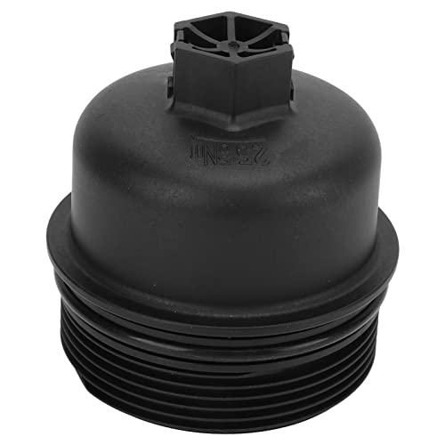 Cubierta de la carcasa del filtro de aceite ABS negro premium de repuesto para C2 C3 C4 C5 C8 Mondeo MK4 Transit MK7 Galaxy Durable resistente al calor Protección del de