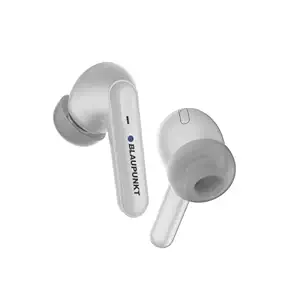 Blaupunkt Newly Launched BTW20 Bluetooth Truly Wireless Earbuds with Deep Bass I 30 Hrs Playtime* I Built in Mic I LED Digital Battery Display I TurboVolt Charging I IPX5 Sweat Resistant (White) at Rs. 999