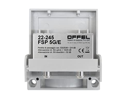 Filtro Passivo 5G Offel 22-245 - Per Segnale TV, Blocca Frequenze 4G/5G, Made In Italy - Foto 12