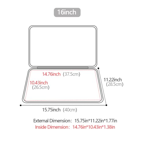 Maletín rígido para laptop 15.6-16 pulgadas miniatura 5