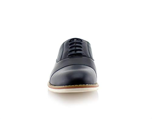 Image of Ferro Aldo Men's Slip-On Loafers | Woven Espadrille & Classic Styles | Casual & Formal Dress Shoes
